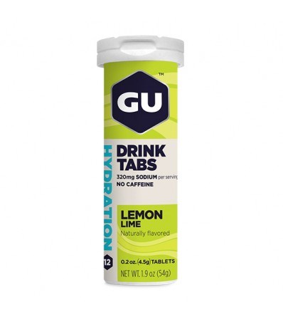 GU Hydration Drink Tabs Lemon Lime 55G
