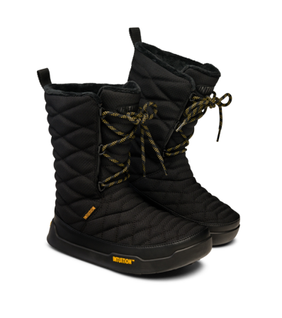 Intuition High Booties Black Gold