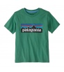 Детска Тениска Patagonia Kid's P-6 Logo T-Shirt Summer 2025